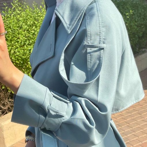 Picture of Blue trench coat 